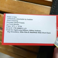 17" *XW 6" Prestige D1 Engelke Dressage Saddle, Navy Prestige Cotton Cover, Wool Flocking, Shoulder Relief Panels, Lg Front Blocks, Flaps: 16"L x 12"W, Serial #: 17M 3840611 LZ1