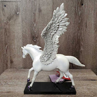 Retired "Silver Lining" Pegasus, #3E/6,994, tag, card, box *xc, v.mnr edge rubs & marks