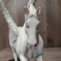 Retired "Silver Lining" Pegasus, #3E/6,994, tag, card, box *xc, v.mnr edge rubs & marks