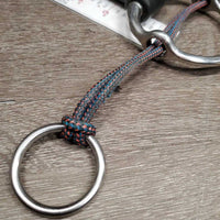 Thick Rubber Gag Bit, ?Nunn Finer Nylon Rope Gag Cheeks *xc, clean, v.mnr rubs, residue & frays, 0 Bottom Stoppers