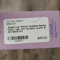 Winter Paddock Boots, laces *vgc, mnr scrapes, scuffs & dirt