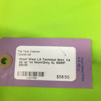 LS Technical Shirt, 1/4 zip up *xc