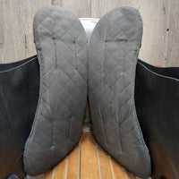 17" Adj Free & Easy Endurance Saddle, 2 Quilt Panel Covers, 2 Saddle Pad Sets, Instruction Manuals, Self Adjustable System Flaps: 16"L x 14.5"W Adjustable Position Stirrup Bars