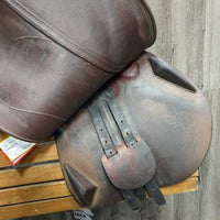 17.5" MW 5.25" Antares Contact - Close Contact Saddle, 2 Billet Guards, Panels: Wide, Rear Gussets, Foam & Shoulder Cut outs, Med Front & Back Blocks, Flaps: 14.75"L x 24.5"W Serial #: 17 1812 4AA 175 L A01 T1 M15 DTA 50