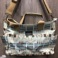 Canopy Canvas Tote Bag, Zipper Top, Shoulder Strap *vgc, clean, mnr stains