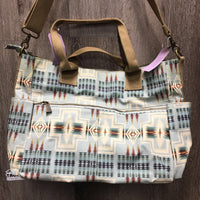 Canopy Canvas Tote Bag, Zipper Top, Shoulder Strap *vgc, clean, mnr stains