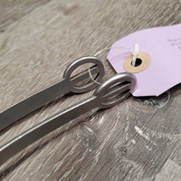 Rounded Edge Flat Wide Spurs *gc, scuffs, rubs, faded, scratches, dull