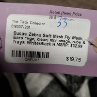 Soft Mesh Fly Mask, Ears *vgc, clean, mnr snags, rubs & frays