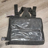 Hvy Cordura Show Number Pinny - Bib, waist clip, adjustable shoulder *vgc, mnr dirty
