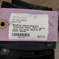 Closed Neoprene "Schooling" Boots, velcro *vgc/xc, clean, mnr snags