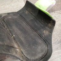 Pr Closed Neoprene Boots, velcro *gc, dirt & hair