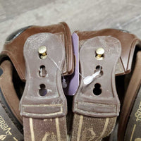 Pr Heel Boots *vgc, mnr dirt, stains, stretched & faded elastic