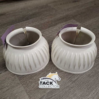 Soft Ribbed Rubber Bell Boots, velcro *xc, clean, mnr stains