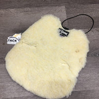 Fleece/Foam Western Saddle Seat Saver "Tush Cushion", horn elastic, nylon strap *xc, clean, mnr dents