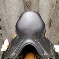 17.5" MW 5.5" Amerigo Close Contact, 2 Billet Guards, Yellow Amerigo Cover, Wool Flocking, Full Calfskin, Large Front & Med Back Blocks, Flaps: 13.5"L x 13"W Serial #: 17.5 N 14850412 JDJAP 2 M