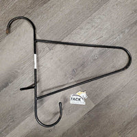 Stall Mount Portable Wire Saddle Rack *fair/gc, chipped, rusty, scrapes, missing end caps