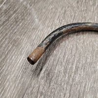 Stall Mount Portable Wire Saddle Rack *fair/gc, chipped, rusty, scrapes, missing end caps