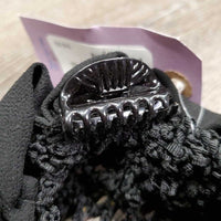 Hair Net - Bun Elastic, 2 Plastic Clips, bling *vgc, clean, mnr hair