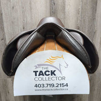 17" *W/XW *6" Sankey SJ Custom Close Contact, 2 Billet Guards, Black Hampton Classic Cover, Med Front & Large Back Blocks, Wool Flocking, Front & Rear Gusset Panels, sm Shoulder Cut Outs, Flaps: 11.25"L x 14.5"W Serial #: 1326161 17 T