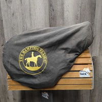 17" *W/XW *6" Sankey SJ Custom Close Contact, 2 Billet Guards, Black Hampton Classic Cover, Med Front & Large Back Blocks, Wool Flocking, Front & Rear Gusset Panels, sm Shoulder Cut Outs, Flaps: 11.25"L x 14.5"W Serial #: 1326161 17 T