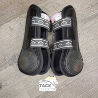 Open Front & Hind Boots, tabs *gc/vgc, clean, rubs, scrapes, pills, rubs, marker