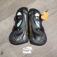 Open Front & Hind Boots, tabs *gc/vgc, clean, rubs, scrapes, pills, rubs, marker