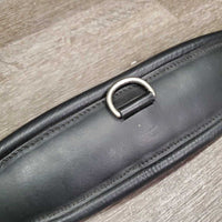FS Thick Padded Leather Girth, 2x Els, D Ring *xc/like new, clean