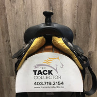 17" XW 6.5" Wintec Synthetic Western Saddle, Plastic Stirrups, Neoprene Cinch *no hobble straps Serial #: 221827