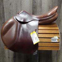18.5 *MW 5" Amerigo DJ CC Saddle, 4 Billet Guards, Yellow Cotton Cover, Wool Flocking, Long Med Front & Med Back Blocks, Flaps: 14.25"L x 14"W Serial #: 18 1/2 L1555101 +2 1/2 DJ 4