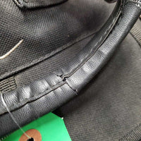Helmet Bag, zipper *gc, cracked handle, mnr dirt & glitter