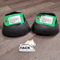 No Turn Bell Boots, velcro *fair, rubs, thread, torn/curled inner edges, dirt, stains, threads, faded