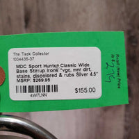 Wide Base Stirrup Irons *vgc, mnr dirt, stains, discolored & rubs