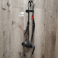 Flat Leather Bitless Bridle *xc/like new, mnr dusty & stains