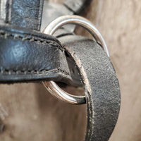 Flat Leather Bitless Bridle *xc/like new, mnr dusty & stains