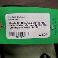 Grooming Gloves *gc, clean, stains, mnr rubs & pills, faded