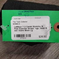 2 Combi Stretchy & Polo Exercise Wraps *vgc, clean & mnr stains