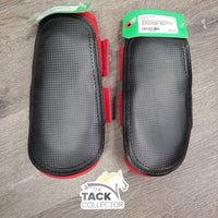 Pr Closed Schooling Neoprene Boots, velcro *gc, hairy, dirty