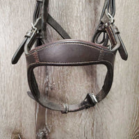 Padded Anatomical Bridle, adjustable Noseband, Buckles *vgc, mnr dirt?stains, No Browband, clean