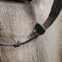 Padded Anatomical Bridle, adjustable Noseband, Buckles *vgc, mnr dirt?stains, No Browband, clean
