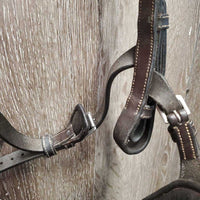 Padded Anatomical Bridle, adjustable Noseband, Buckles *vgc, mnr dirt?stains, No Browband, clean