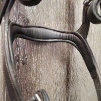 Padded Anatomical Bridle, adjustable Noseband, Buckles *vgc, mnr dirt?stains, No Browband, clean