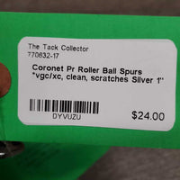 Pr Roller Ball Spurs *vgc/xc, clean, scratches