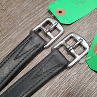 Pr Soft Lined Stirrup Leathers *vgc, clean, mnr dents & rubs