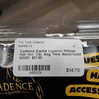 Layered Ribbon Hair Net, Clip, Bag *new