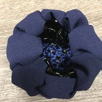 Crystal Hair Net & Scrunchie Combo, Built In Clips, bag *new