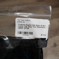Hair Bow & Bun Cover, Clip, Bag *new