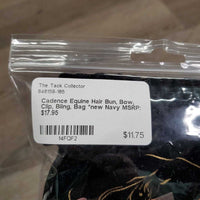 Hair Bun, Bow, Clip, Bling, Bag *new