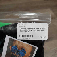 Hair Bow & Bun Cover, Clip, Bag *new
