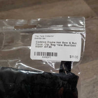 Hair Bow & Bun Cover, Clip, Bag *new