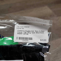 Hair Bow & Bun Cover, Clip, Bag *new